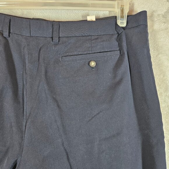 Cutter & Buck Navy Mens 40 Dress Shorts pleated classic vacation cruise casual - Picture 9 of 12